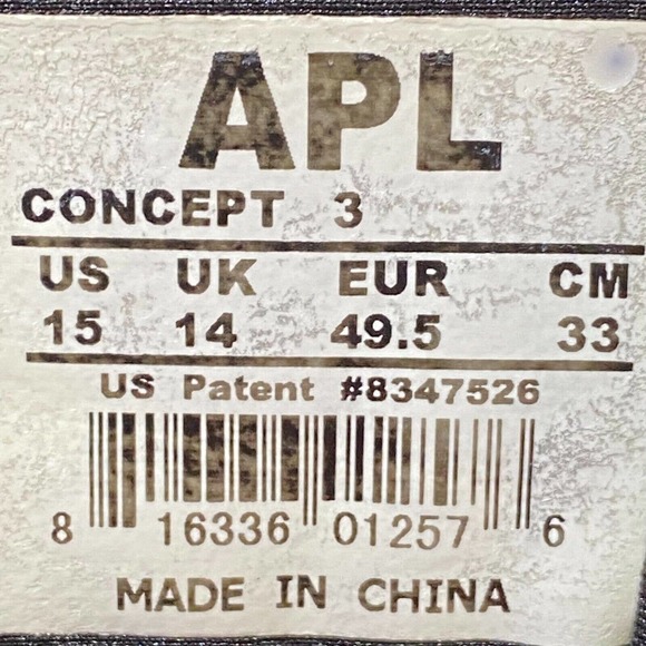 APL Mens Athletic Propulsion Labs Concept 3 Basketball Shoes Size 15 NBA Banned - Picture 12 of 12